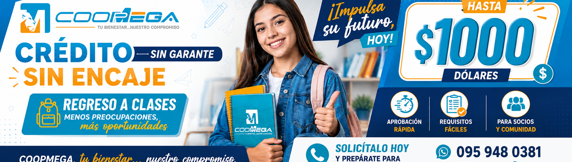 Crédito de hasta mil dólares para regreso a clases